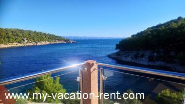 Appartement Cove Osibova (Milna) Île de Brac La Dalmatie Croatie #4035