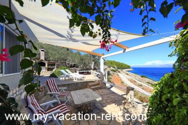 Vakantiehuis Cove Stiniva (Vela Luka) Eiland Korcula Dalmatië Kroatië #4205