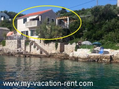 Apartment Cove Donja Krusica (Donje selo) Island Solta Dalmatia Croatia #5720