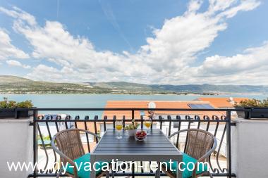 Apartments Ani - beautiful sea view: Croatia - Dalmatia - Island Ciovo - Mastrinka - apartment #1531 Picture 1