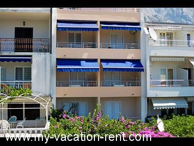 Apartmán Baska Voda Makarska Dalmácie Chorvatsko #1778