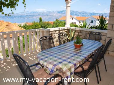 Appartement Postira Île de Brac La Dalmatie Croatie #1959