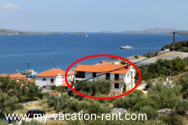 Appartement Sali Eiland Long Eiland Dalmatië Kroatië #2589