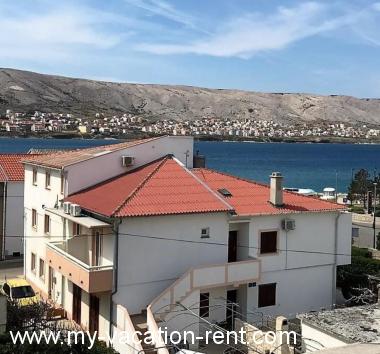 Appartement Pag Eiland Pag Kvarner Kroatië #2688