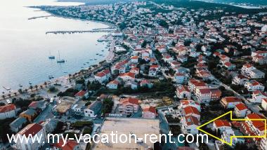 Appartement Novalja Eiland Pag Kvarner Kroatië #2755