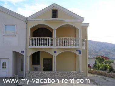 Apartman Pag Otok Pag Kvarner Hrvatska #3956