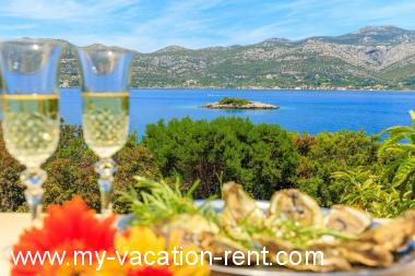 Vakantiehuis Cove Tri zala (Zrnovo) Dubrovnik Dalmatië Kroatië #4059