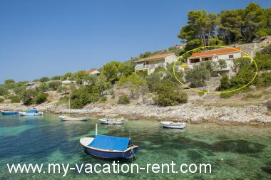 Maison de vacances Cove Tankaraca (Vela Luka) Île de Korcula La Dalmatie Croatie #4238
