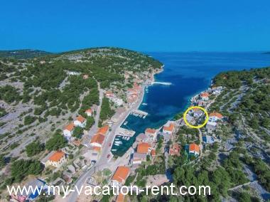 Apartament Cove Muna (Island Zirje) Wyspa Zirje Dalmacja Chorwacja #5962