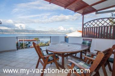 Apartment Slatine Island Ciovo Dalmatia Croatia #6756