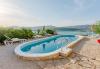 Apartments Ljubo - pool and view: Croatia - Dalmatia - Island Ciovo - Mastrinka - apartment #7178 Picture 9
